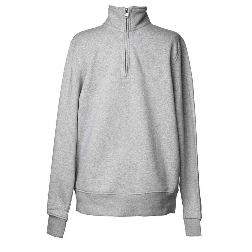 Stitch Golf Men's 1/4 Zip Performance Pullover Lightweight Gray Medium